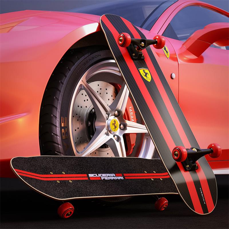 Ferrari stripes black